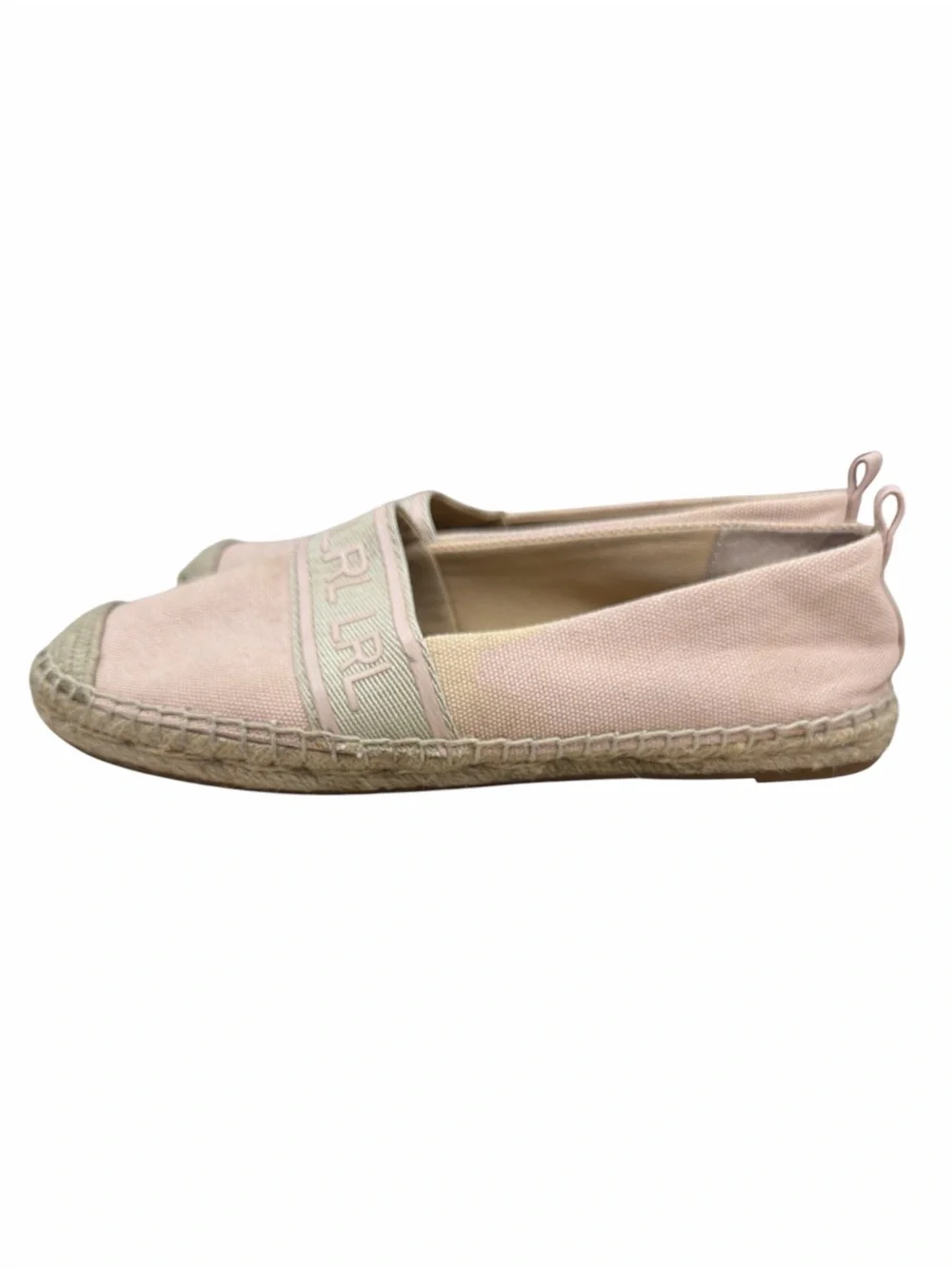 Lauren Ralph Lauren Caylee Pale Pink Espadrille Flats